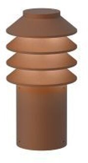 Louis Poulsen Bysted Garden Short Vloerlamp - 2700K Grondanker met adapter - Bruin