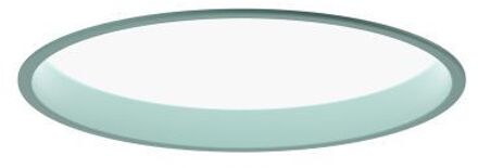 Louis Poulsen Circle Recessed 450 Plafondlamp - 3000K Opaal Dali - Licht Petroleum Grijs