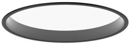 Louis Poulsen Circle Recessed 450 Plafondlamp - 3000K Opaal Dali - Zwart