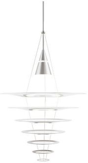 Louis Poulsen Enigma 825 Hanglamp - Wit/aluminium