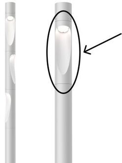 Louis Poulsen Flindt Plaza Lichtmodule - 2700K Dali - 35 - Aluminium Grijs