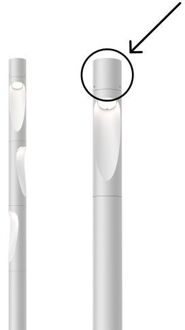 Louis Poulsen Flindt Plaza Top Stuk - Zhaga sr - Aluminium Grijs