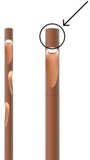 Louis Poulsen Flindt Plaza Top Stuk - Zhaga sr - Bruin