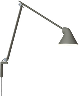 Louis Poulsen NJP Wall Long Wandlamp - 3000K - Donkergrijs
