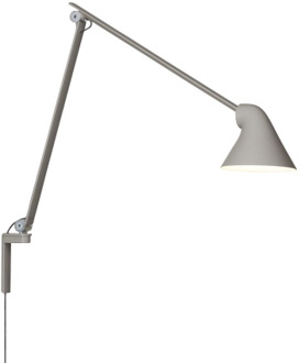Louis Poulsen NJP Wall Long Wandlamp - 3000K - Lichtgrijs