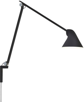 Louis Poulsen NJP Wall Long Wandlamp - 3000K - Zwart