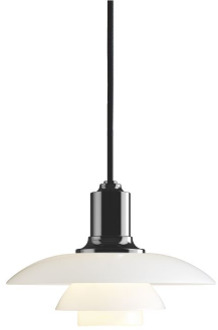 Louis Poulsen PH 2/1 hanglamp zwart gemetaliseerd Wit