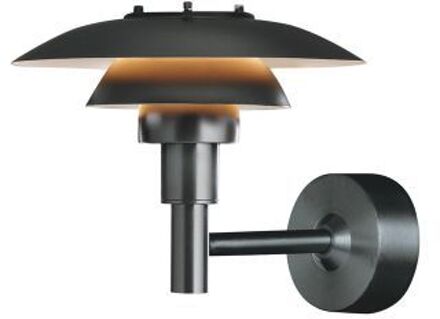 Louis Poulsen PH 3-2,5 Outdoor wandlamp Zwart