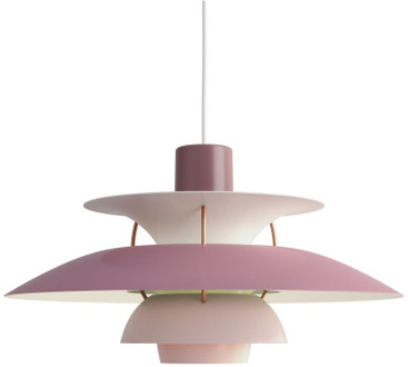 Louis Poulsen PH 5 hanglamp hues of rose Roze