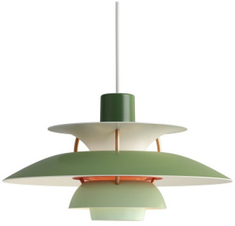 Louis Poulsen PH 5 hanglamp mini groen