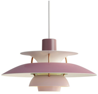 Louis Poulsen PH 5 hanglamp mini rose Roze