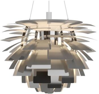 Louis Poulsen PH Artichoke 840 Hanglamp - 3000K Dali - int. driver - RVS gepolijst Zilver