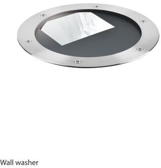 Louis Poulsen Radiis 210 Inbouwgrondspot - 3000K 2120lm - 106x66 Wall washer Grijs