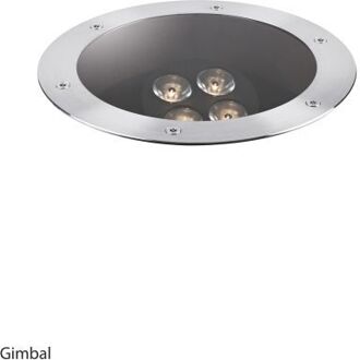 Louis Poulsen Radiis 210 Inbouwgrondspot - 3000K 583lm - 43x30 Gimbal Grijs