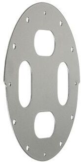 Louis Poulsen Skot Bollard - Montageplaat voor 2 Skot lampen - Aluminium