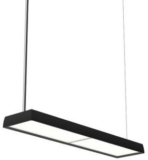 Louis Poulsen Slim Box Suspended Single Hanglamp - 3000K 3102lm Wireless Bluetooth - Micro Prismatic - Zwart