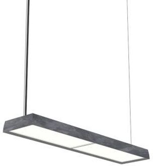 Louis Poulsen Slim Box Suspended Single Hanglamp - 3000K 3138lm Wireless Bluetooth - Micro Prismatic - Aluminium