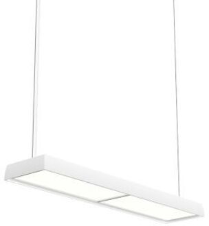 Louis Poulsen Slim Box Suspended Single Hanglamp - Kelvin instelbaar 3059lm Wireless Bluetooth - Opal - Wit