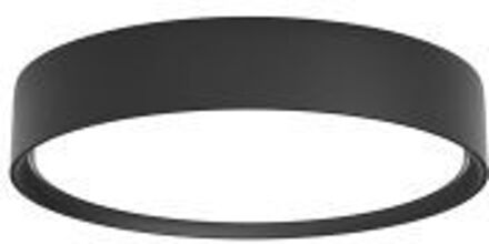 Louis Poulsen Slim Round 250 Semi-recessed Plafondlamp - 3000K 1089lm Dali - Opal - Zwart