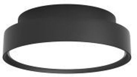Louis Poulsen Slim Round 250 Surface Mounted Plafondlamp - 3000K 1092lm Dali - Opal - Zwart