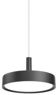 Louis Poulsen Slim Round 250 Suspended Hanglamp - 3000K 1092lm Dali - Opal - Zwart