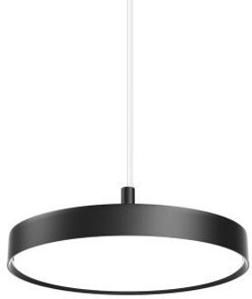 Louis Poulsen Slim Round 440 Suspended Hanglamp - 3000K 2404lm Dali - Opal - Zwart