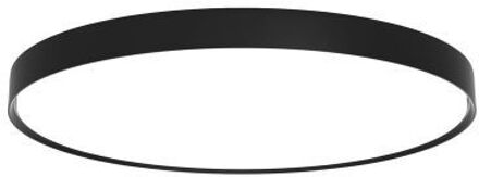 Louis Poulsen Slim Round 680 Surface Mounted Plafondlamp - 3000K 5861lm Dali - Opal - Zwart