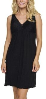 Louise Nightdress Without Sleeves Zwart,Roze - X-Small,Small,Medium,Large,X-Large,XX-Large