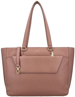 LOULOU ESSENTIELS Celine shopper met laptopvak 15.6 inch mousse Roze