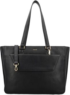 LOULOU ESSENTIELS Celine shopper met laptopvak 15.6 inch zwart