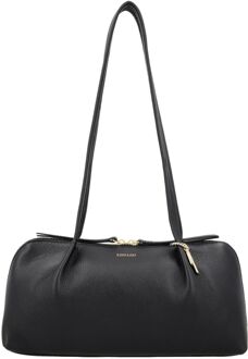 LOULOU ESSENTIELS Elo black schoudertas dames Zwart - H 16 x B 32 x D 6 cm