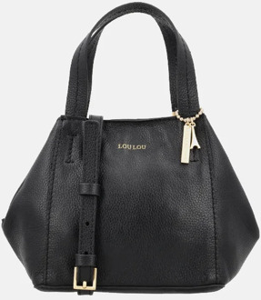 LOULOU ESSENTIELS Elodie handtas black Zwart
