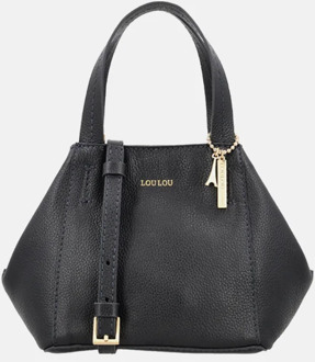 LOULOU ESSENTIELS Elodie handtas dark navy Donkerblauw