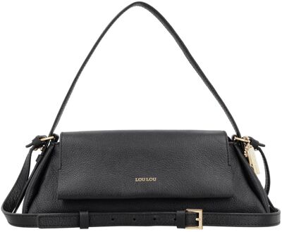 LOULOU ESSENTIELS Isa black damestas Zwart - H 11 x B 23 x D 7 cm