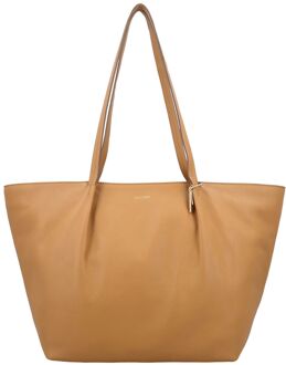 LOULOU ESSENTIELS Lola tan schoudertas dames Cognac