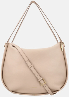 LOULOU ESSENTIELS Lou schoudertas cashmere Beige