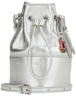 LOULOU ESSENTIELS Noa crossbody tas silver Zilver