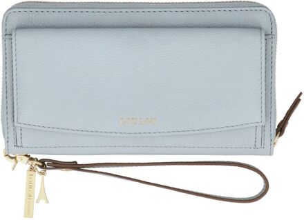 LOULOU ESSENTIELS SLB blue aura polstasje dames portemonnee Blauw - H 11 x B 19 x D 4 cm