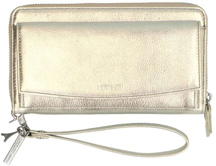 LOULOU ESSENTIELS Smart Little Bag light gold Dames portemonnee Goud - H 11 x B 19 x D 4