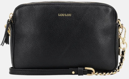 LOULOU ESSENTIELS Zoë crossbody tas black Zwart