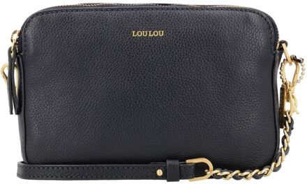 LOULOU ESSENTIELS Zoë dark blue damestas Blauw - H 14,5 x B 6,5 x D 21 cm