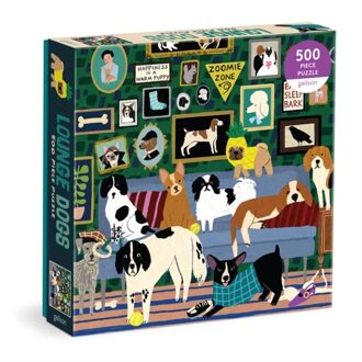 Lounge Dogs 500 Piece Puzzle -  Galison (ISBN: 9780735375758)