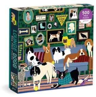 Lounge Dogs 500 Piece Puzzle -  Galison (ISBN: 9780735375758)