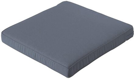 Lounge luxe Panama safier blue - 60x60 - Blauw