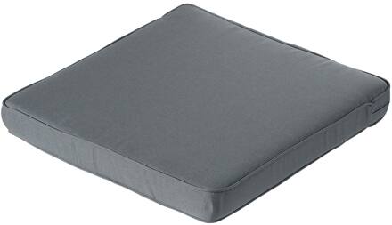 Lounge luxe Rib grey - 60x60 - Grijs