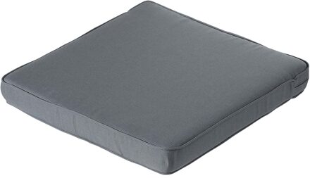 Lounge luxe Rib grey - 73x73 - Grijs