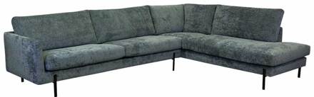 Loungebank chaise longue rechts Flyta | Feel Me Airy blauw 13 | 3,06 x 2,35 mtr breed