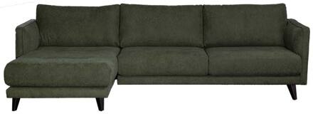 Loungebank Häftigt chaise longue links | Bloq Forest groen 162 | 1,50 x 2,62 mtr breed