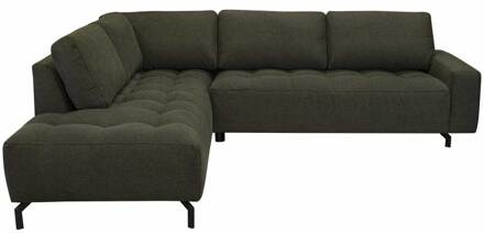 Loungebank Lagom chaise longue links | stof Rate groen 156