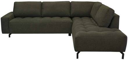 Loungebank Lagom chaise longue rechts | stof Rate groen 156